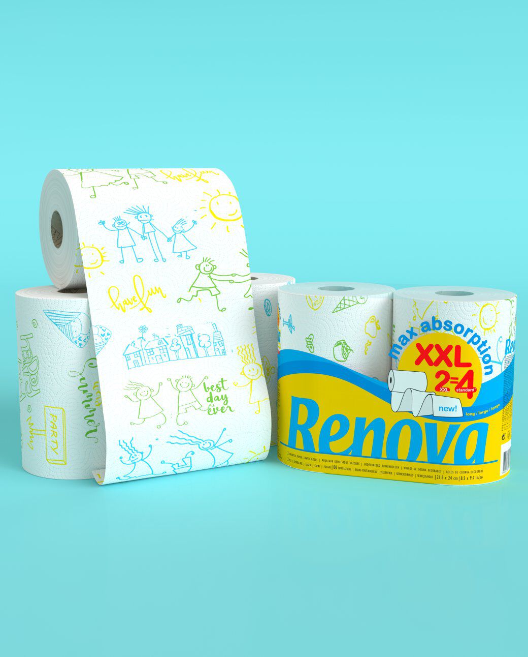 Max Absorption XXL Summer 2R Paper Towels